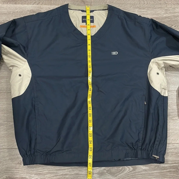 Dockers Golf Stain Defender V-Neck Pullover Windbreaker Jacket M - Picture 7 of 15